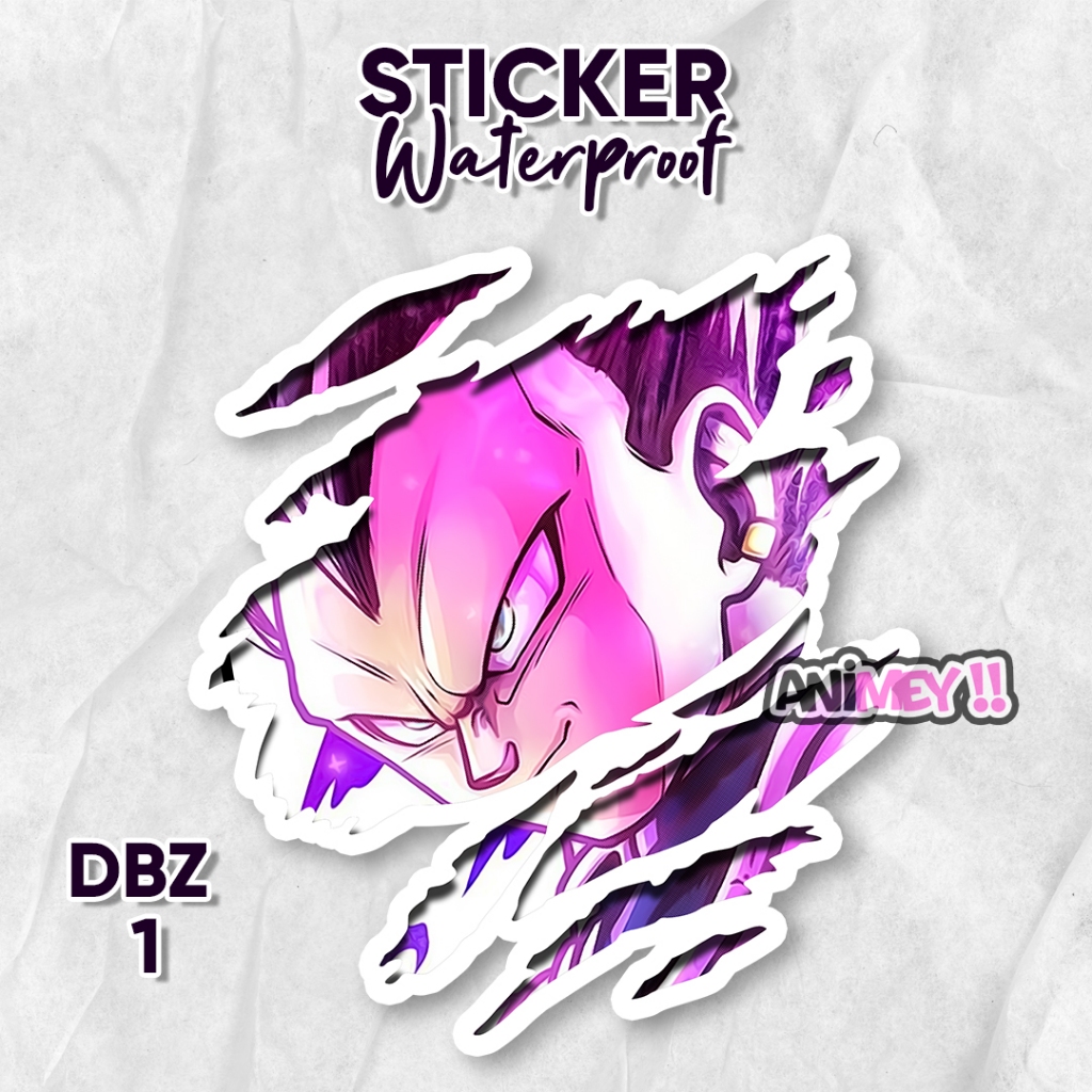 

Stiker Scratch Dragon Ball Z / Sticker Anime Waterproof