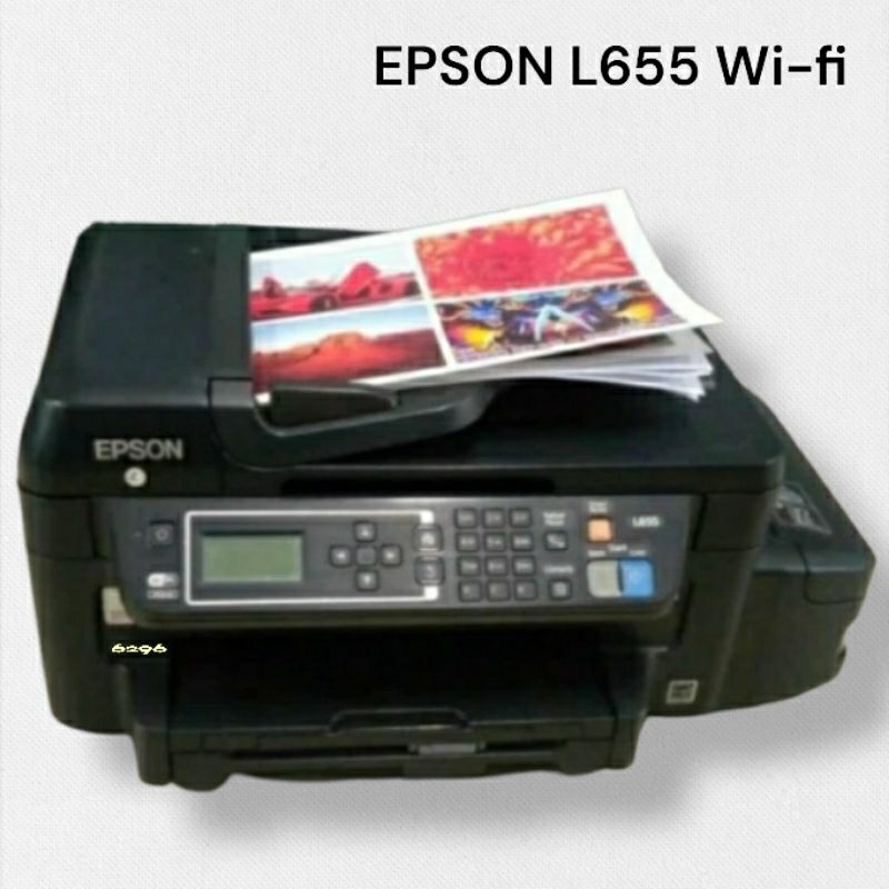 Printer EPSON L655 Bekas siap pakai nozel full