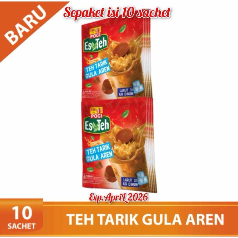 

TEH POCI ES TEH TARIK GULA AREN ISI 10 SACHET
