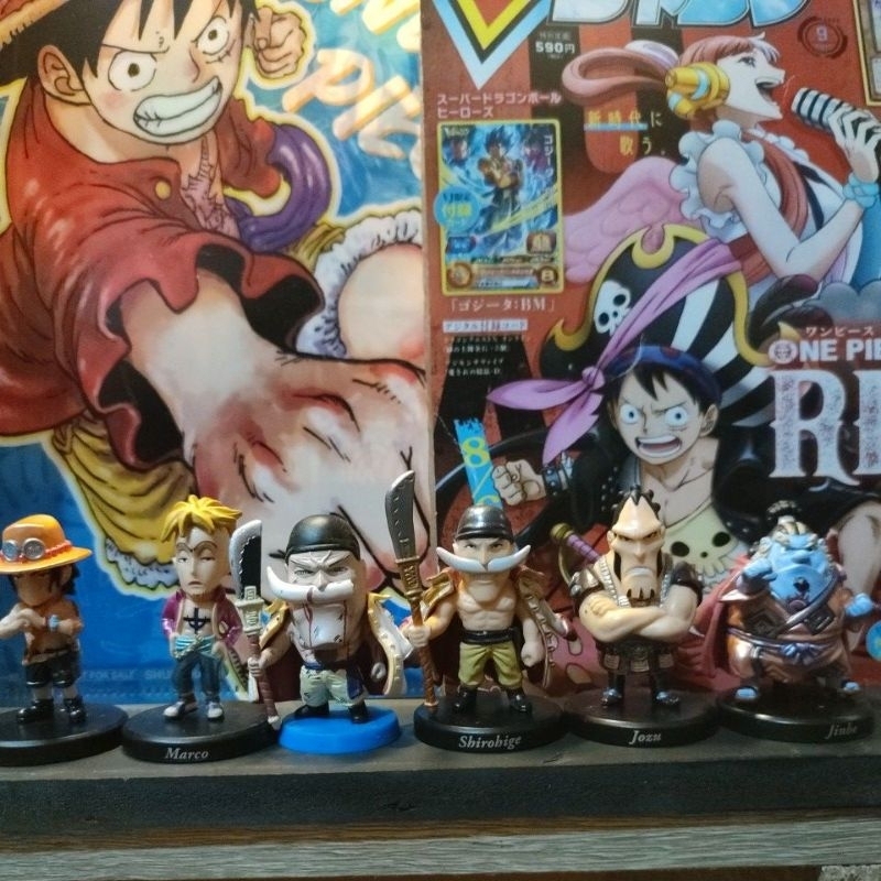 Jual Action Figure FC Original One Piece Kru Shirohige Ace, Marco, Mbh Shirohige, Shirohige, jozu, j