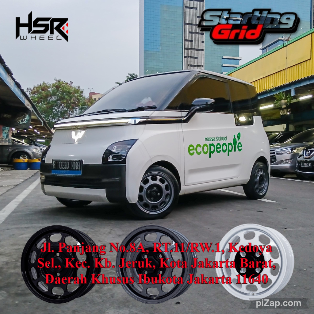 Paket Velg Plus Ban Ring 14 Bisa Untuk Mobil Wuling Air Ev, Brio, Avanza