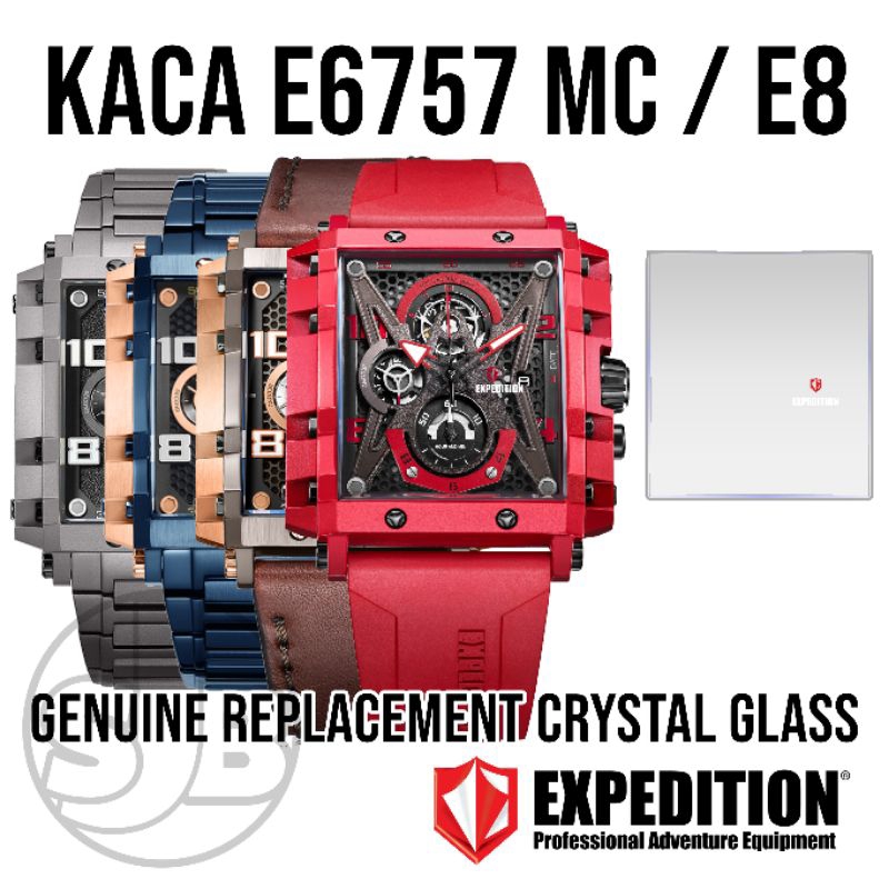 KACA E6757 JAM TANGAN EXPEDITION ORIGINAL E6757MC E6757BF E 6757 MC BF E8 E6757M