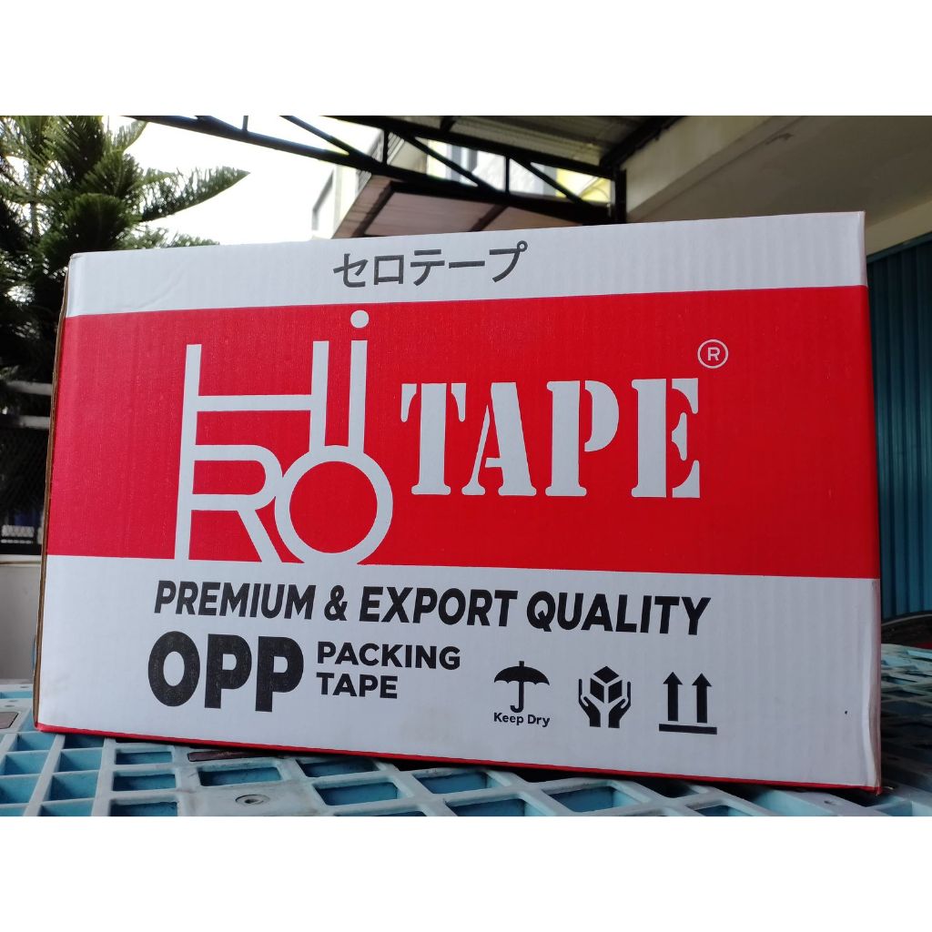

1Dus Lakban Hiro Online Isi 72pcs 45mm x 100yard/90yard Isolasi Tape Packing Super Lengket