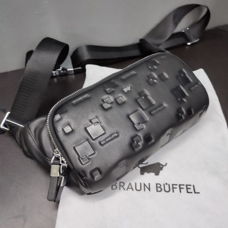 Waistbag bumbag pria Braun buffel