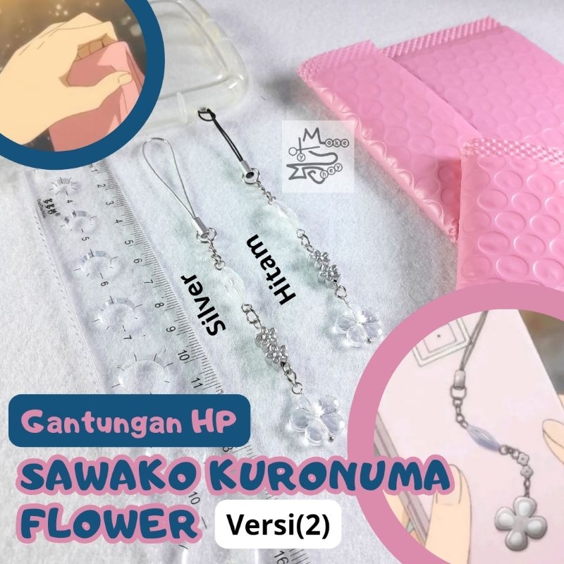 [Flower Versi 2] Sawako Phone Charm Anime Kimi no Todoke/ Gantungan HP Sawako Kimi ni Todoke Anime/ 