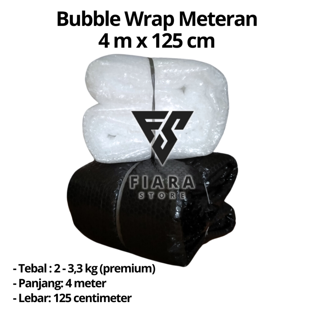 

Bubble Wrap 4 meter x 125 cm (4 meter)