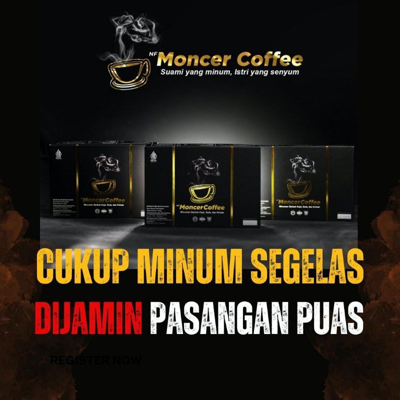 

Monceer Coffee Original | Kopi Extra Stamina Pria Ampuh 100% Terjamin HALAL BPOM | BISA COD