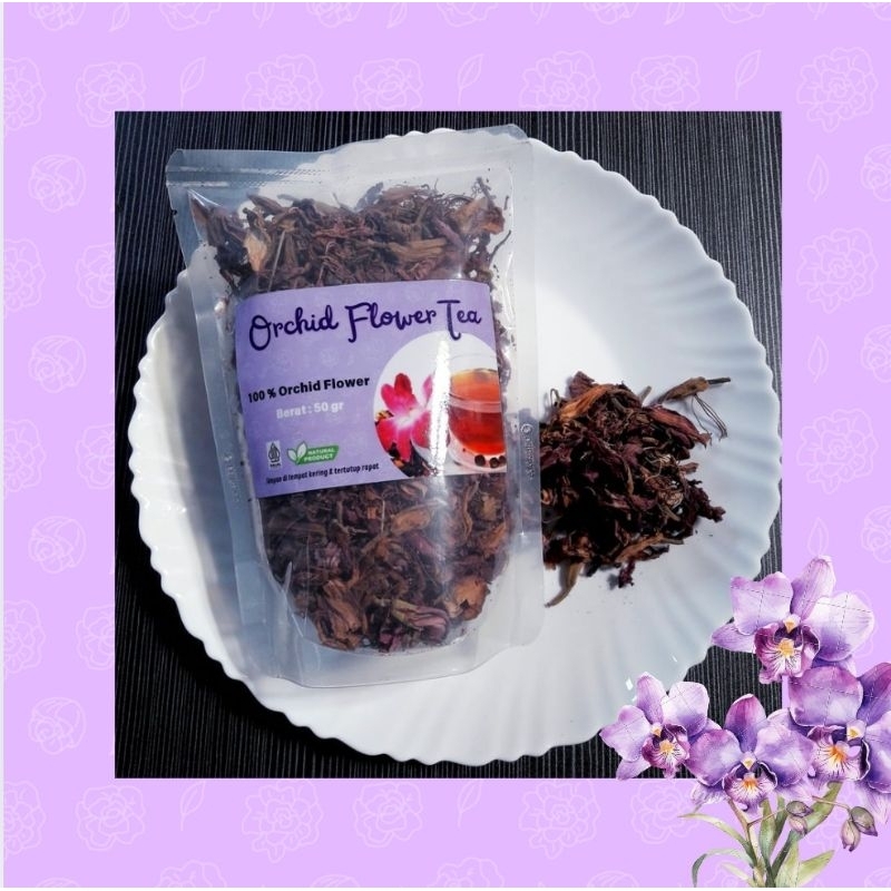 

Teh Bunga Anggrek Orchid Flower Tea Teh Kesehatan Antioksidan tinggi Teh Bunga alami