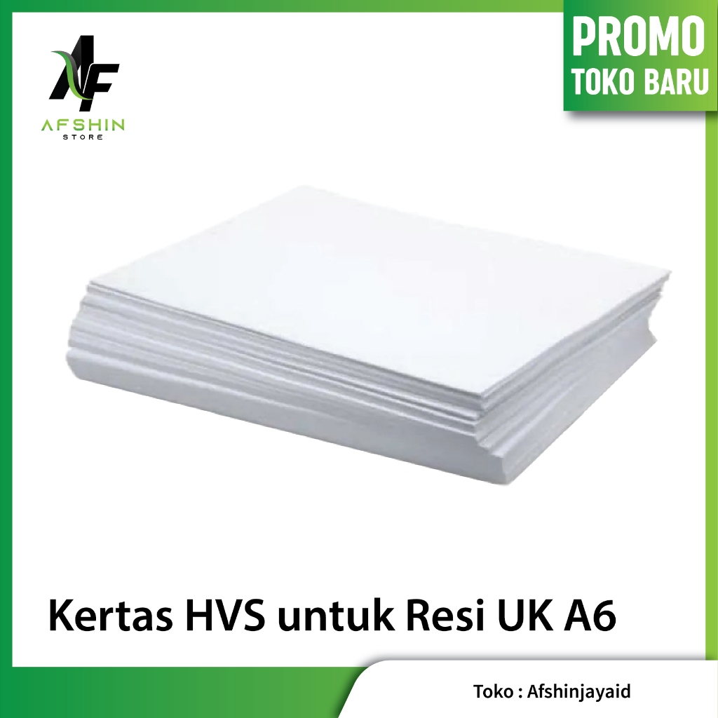 

kerta 1 RIm A6 cocok untuk kertas Resi Online Shop