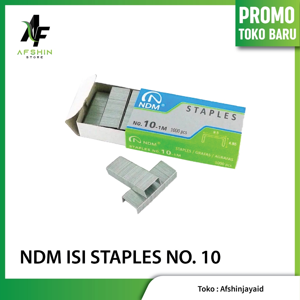 

Isi Staples NDM NO.3 harga per 1 pcs