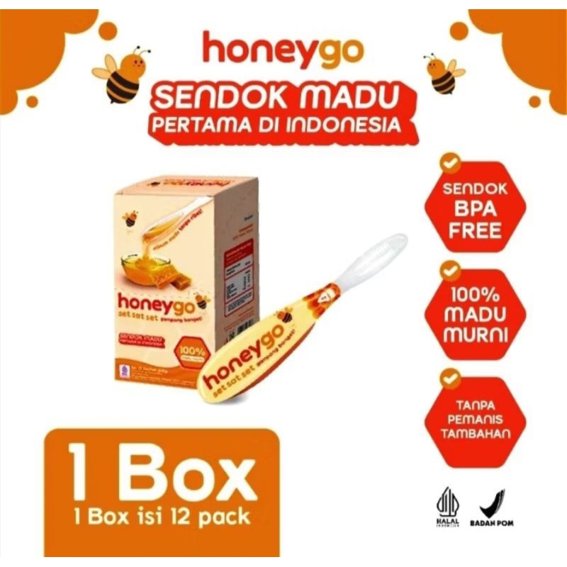 

honey go madu isi 12sachet ori exp terbaru 01/2026
