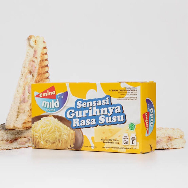 

Keju emina mild cheese 160gr//sensasi gurih rasa susu