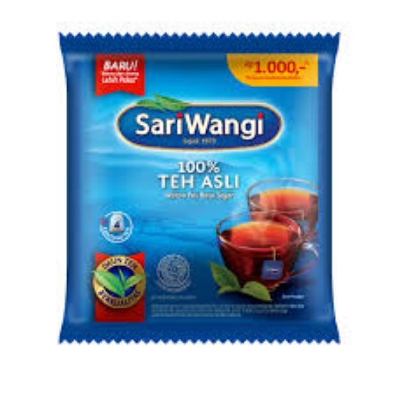 

SARIWANGI TEH CELUP RENCENG ISI 10 SACHET X 4 PCS TEH CAP BOTOL