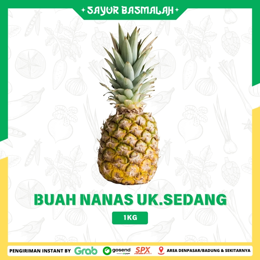 

Buah Nanas Uk. Sedang 1kg - Sayur Basmalah