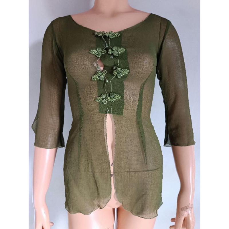 Preloved kebaya hijau lumut