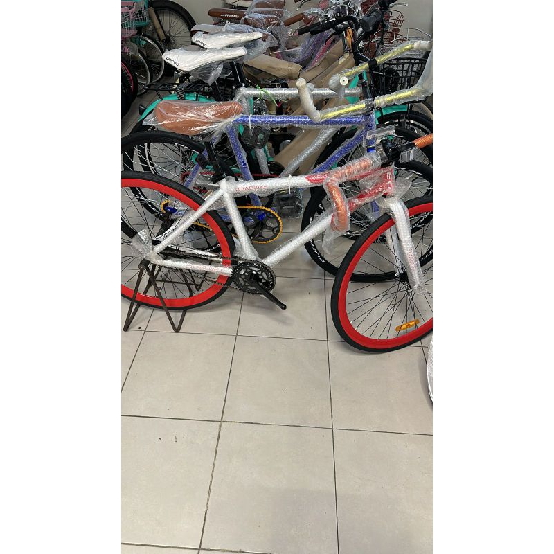 Sepeda FIXIE EVERGREEN TORPEDO 700C BARU