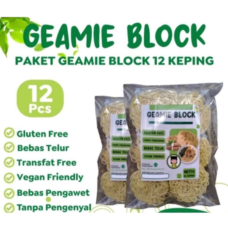

Geamie Block Mie Gluten Free isi 12