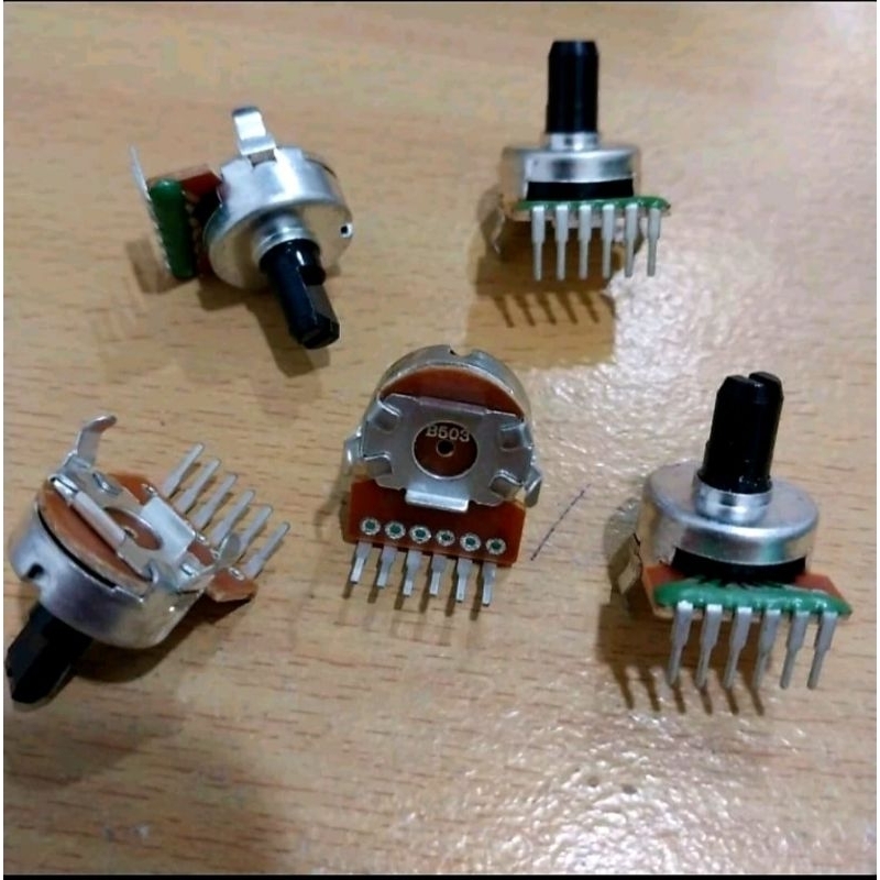 Potensio Polytron B503 6pin kaki tekuk AS pendek