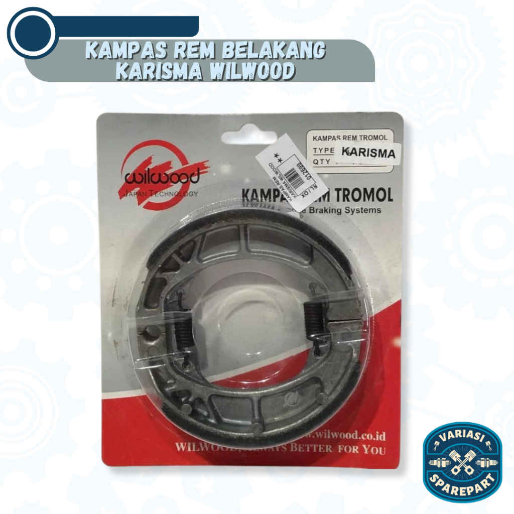 KAMPAS REM KAMPAS REM BELAKANG KARISMA KAMPAS BLKG SUPRA X REVO WILWOOD