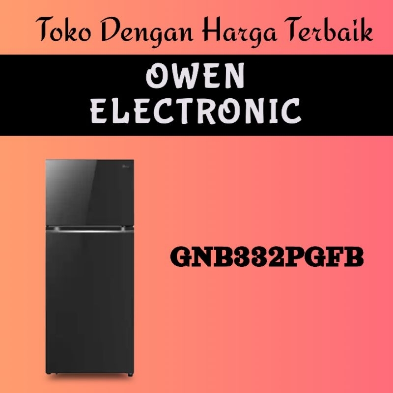 LG KULKAS 2 PINTU BESAR 2 DOOR BIG REFRIGERATOR GNB332PGFB
