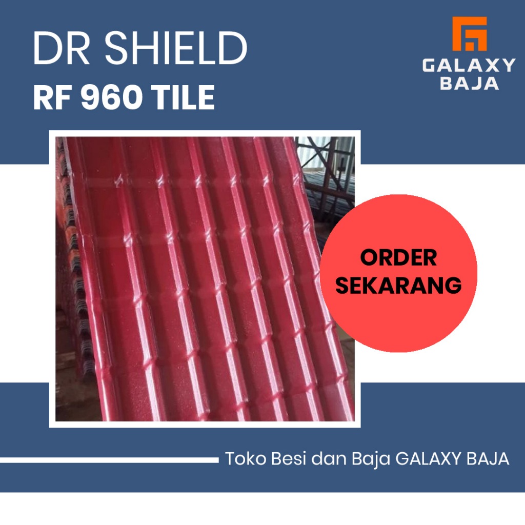 DR SHIELD UPVC RF 960 TILE | GENTENG UPVC