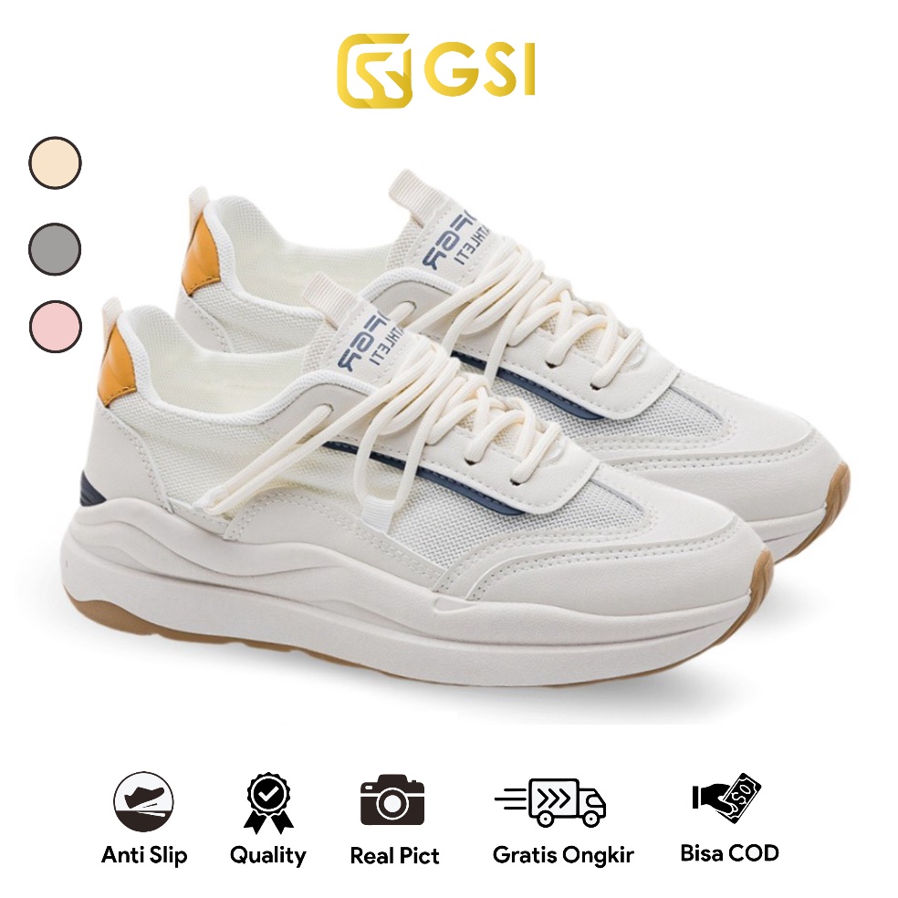 Harga Bersahabat GSI Kana 127 Sepatu Sneakers Sepatu Wanita Trendy 24 Casual Wanita SIZE 374