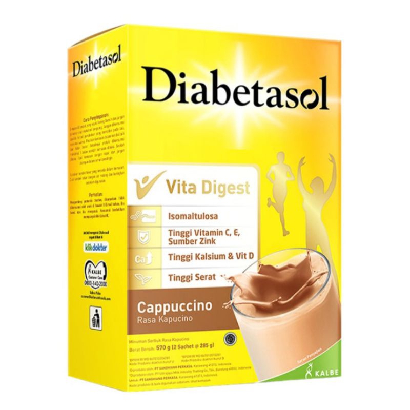 

Diabetasol Vita Digest Susu Bubuk Dewasa Cappucino 570 g