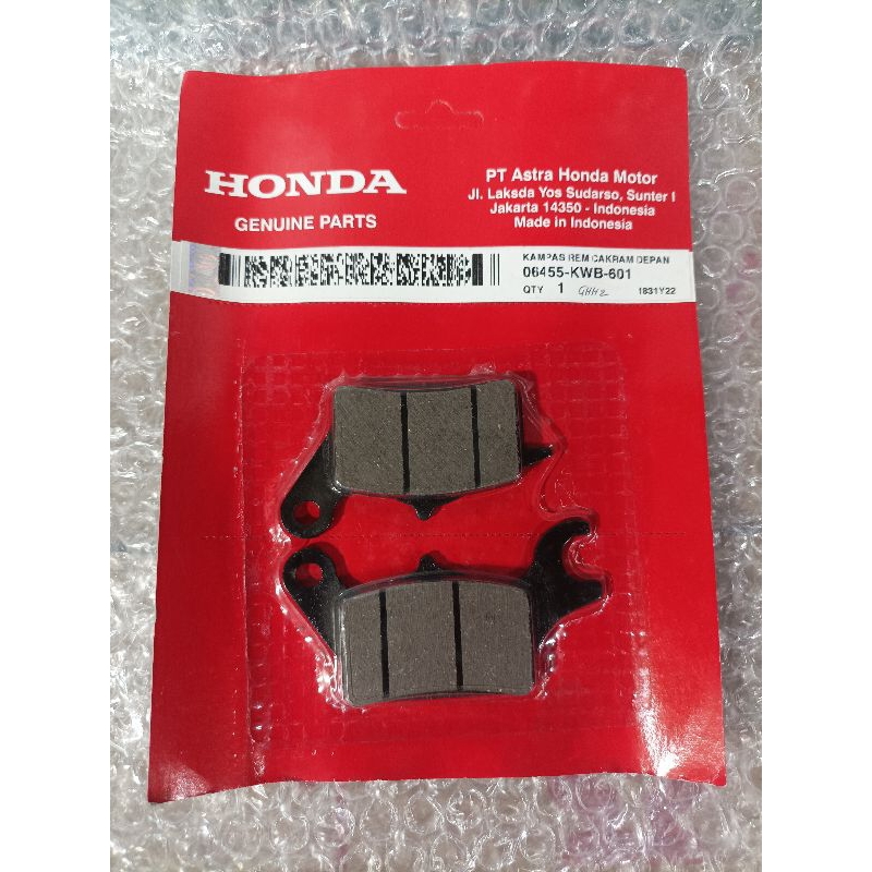 DISPAD/KAMPAS REM DEPAN CAKRAM BLADE/ REVO INJEKSI/ SUPRA X 125 INJEKSI 06455-KWB-601