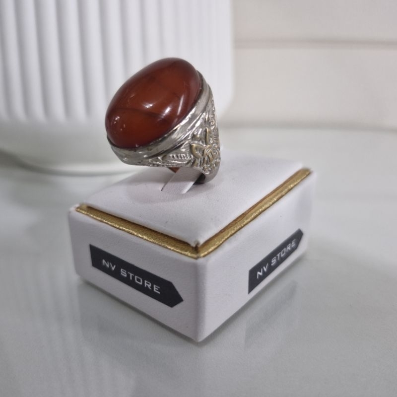 Batu Akik Sulaiman Madu (Chalcedony)