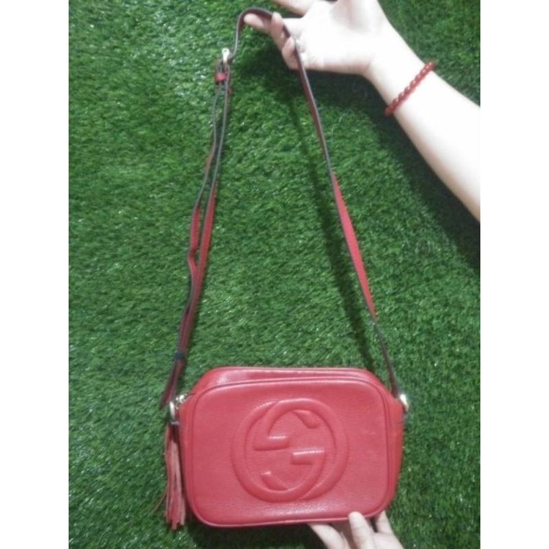 tas slempang gucci kulit asli mirror