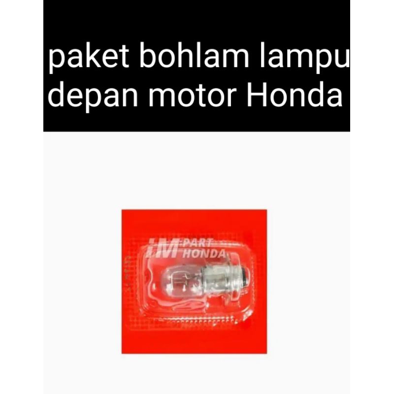 bohlam lampu utama motor Honda beat grand Supra revo Blade original gratis ongkir