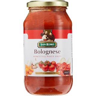 

SAN REMO PASTA SAUCE BOLOGNESE 500 GR + PENGAMAN PRODUK