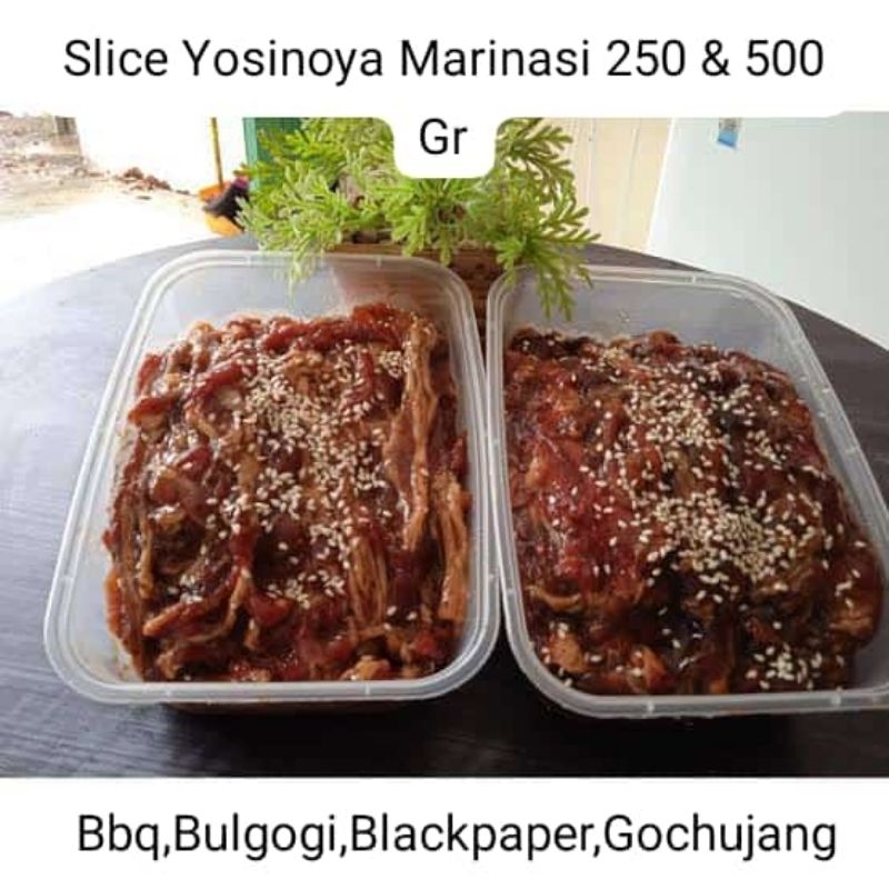 

Daging Slice Marinasi 250gr - 500gr
