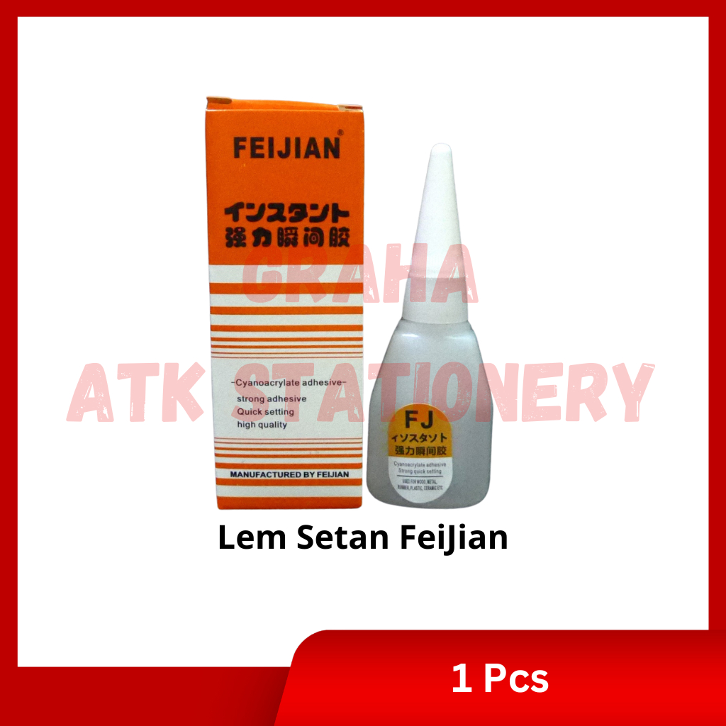 

[1 Pcs] Lem Setan Feijian / Lem Korea / Lem Super Serbaguna / Lem Super Glue Feijian