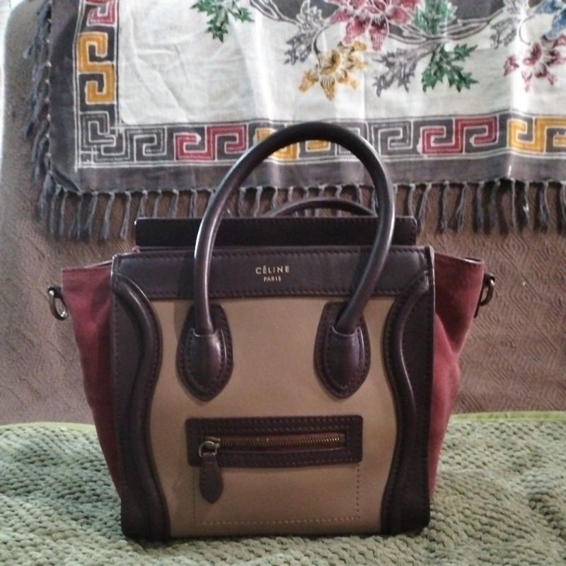 Celine nano mini Luggage preloved