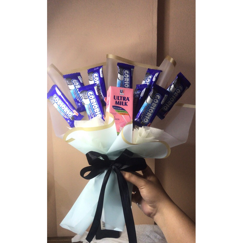 

bouquet snacks | gift | hampers | kado wisuda | ulangtahun