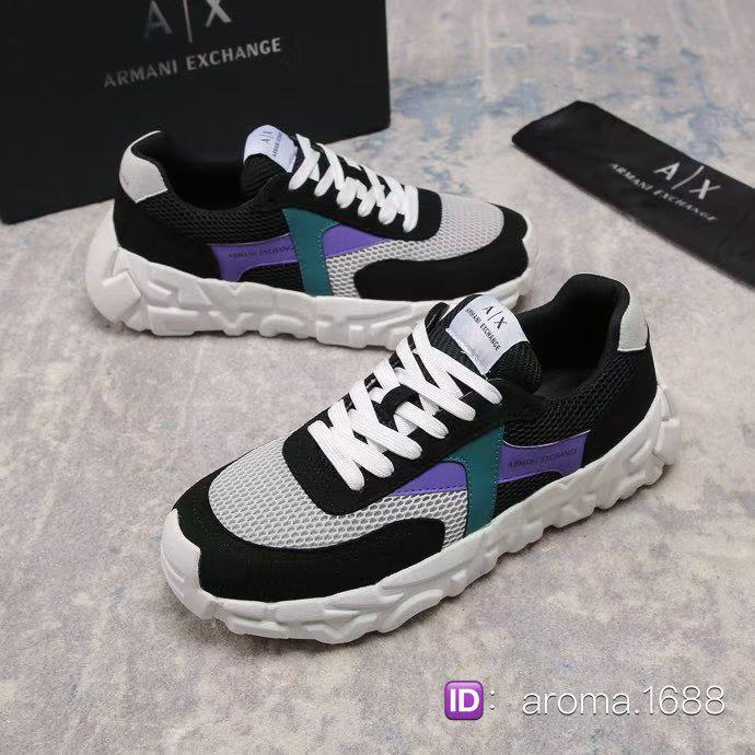 Pertukaran ARMANI AX 2024 sepatu olahraga pria baru