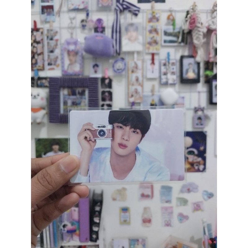 [READY] PHOTOCARD PC OFFICIAL LUCKY DRAW BE DELUXE KIM SEOKJIN JIN BTS CLOSE UP VERSION