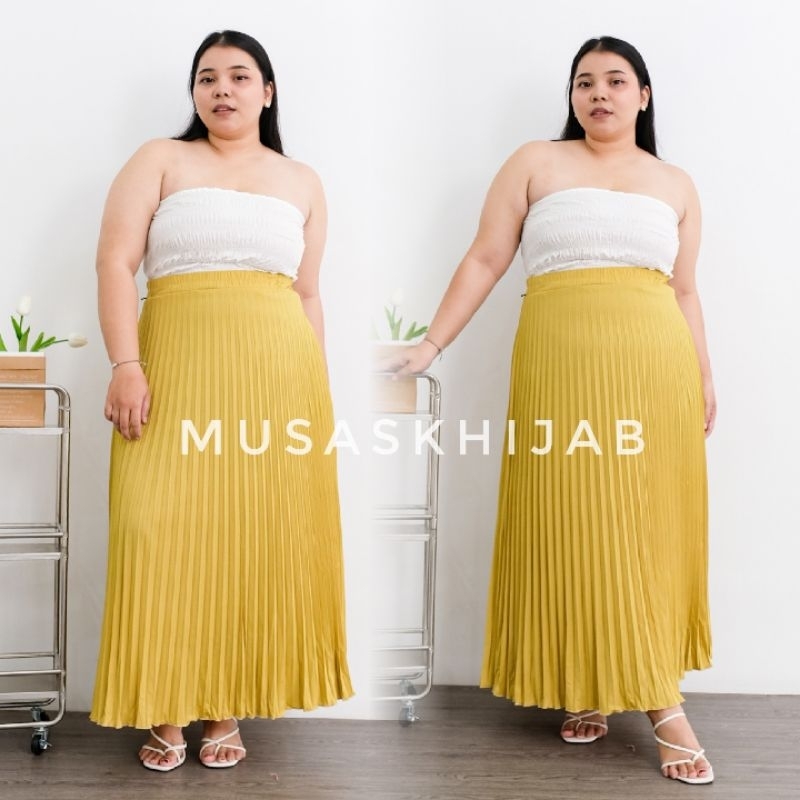 ROK PLISKET PAYUNG JUMBO / ROK PAYUNG JUMBO / ROK PLISKET JUMBO MODEL PAYUNG / KODE 02