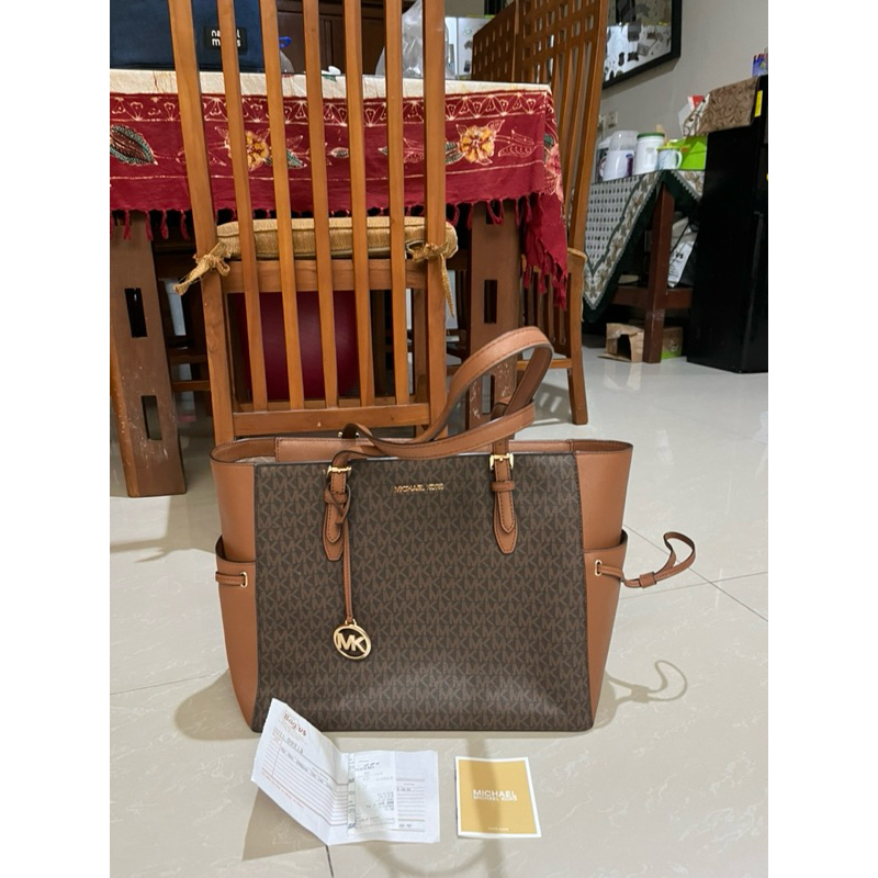 Michael Kors MK gilly tote signature brown