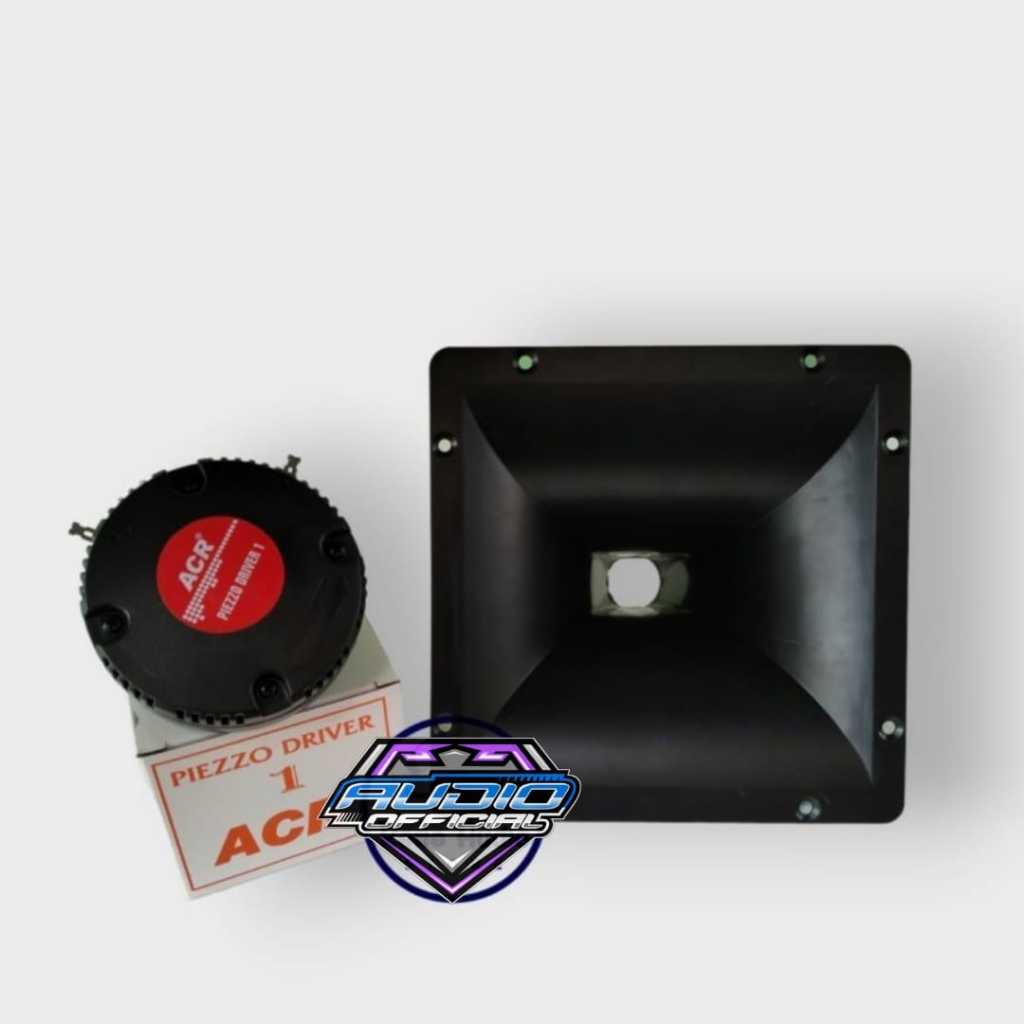 Paket Driver Twiter PIEZZO ACR + Corong Horn PVC 22x22cm Original