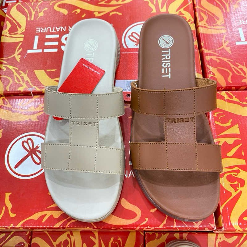 • TRISET • sandal teplek flat wanita