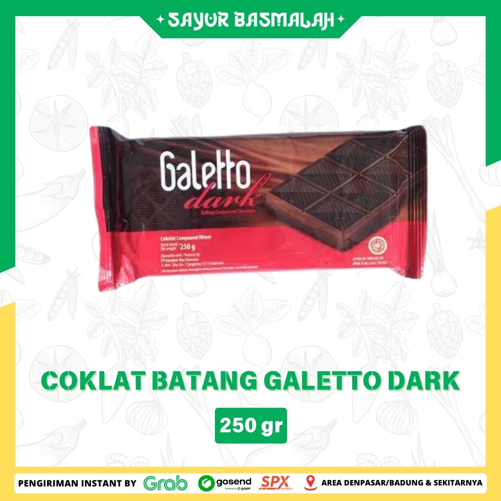 

Coklat Batang Galetto Dark - Sayur Basmalah