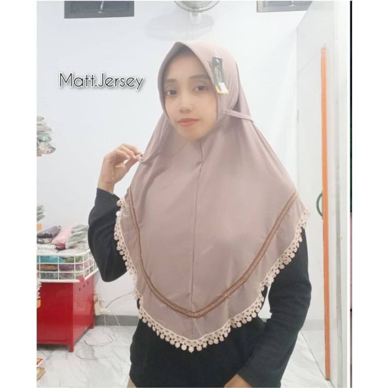 Bergo Tali Renda by Aqrizfa