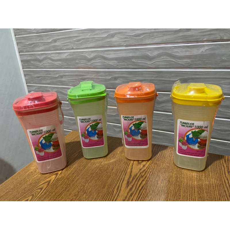 Tumbler mouri /Tempat Air Minum Kulkas 1 Liter / Botol Minum Kulkas Tempat Air Serbaguna 1000 ml / W