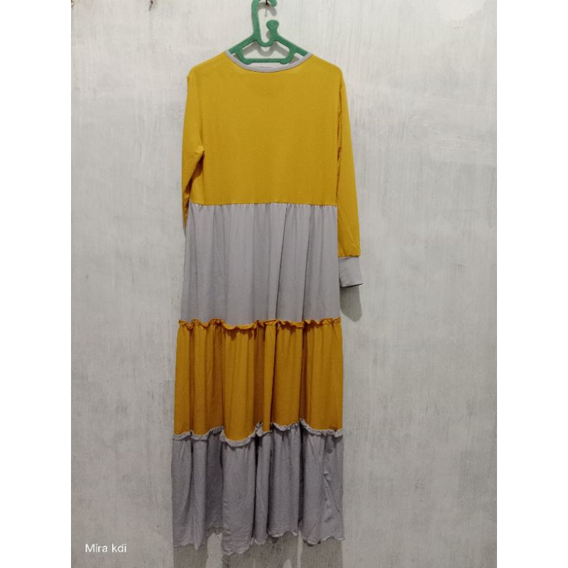 baju gamis Jersey tebal