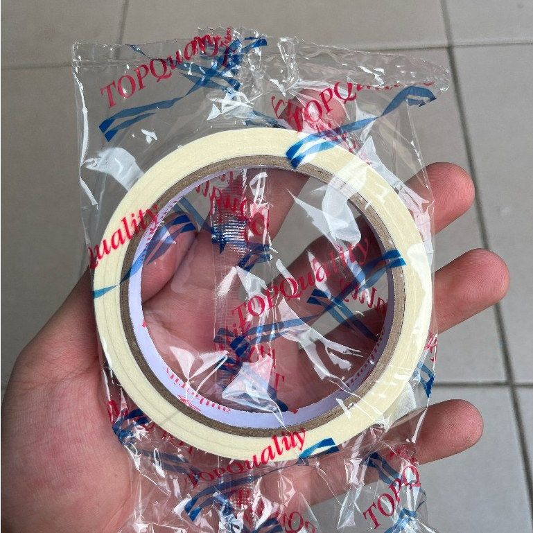 

AUTHORITY MASKING TAPE 12MM 25 Y Isolasi Lakban Kertas TERMURAH PUTIH & KUNING