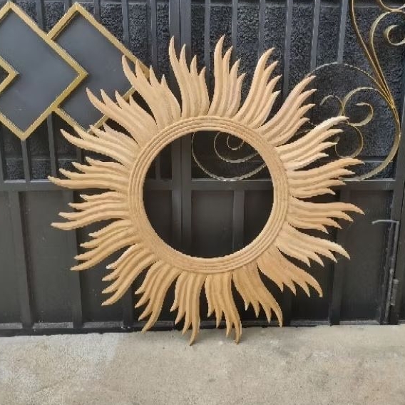 Pigura Kaca Aesthetic || Cermin Matahari || Pigura Dinding