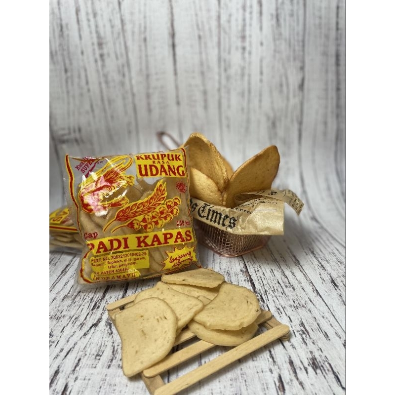 

Kerupuk Udang Cap Padi Kapas 250 gram