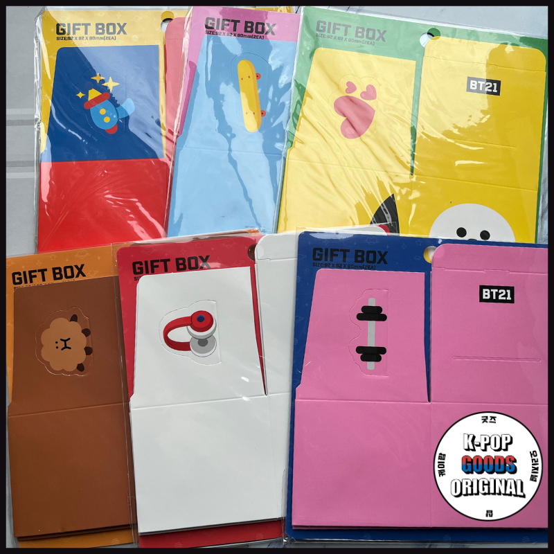 

BT21 Gift Box Mang Size:92 x 92 x 80mm [2EA]